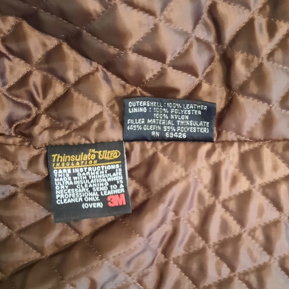 Wilsons leather coat jacket sz medium - Picture 2 of 5